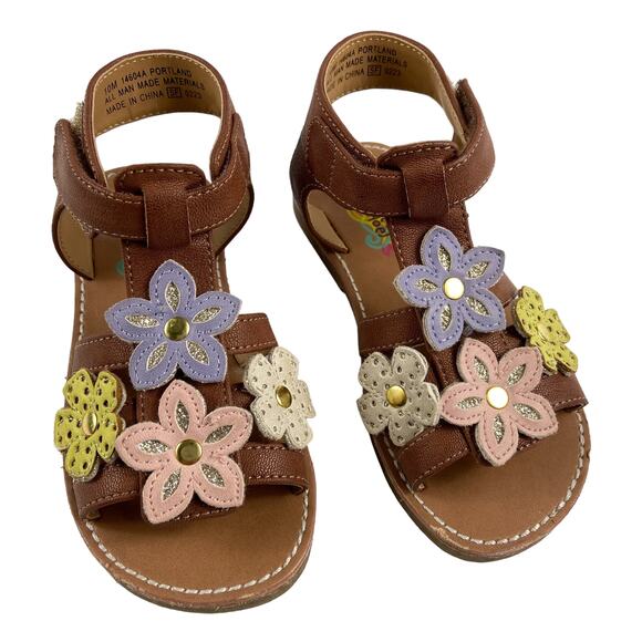 Rachel Shoes Other - Rachel Shoes Floral Toddler Girl Sandals Size 10